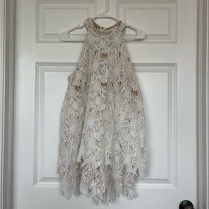 NWT Judith March White Lace Romper🤍 Size Large